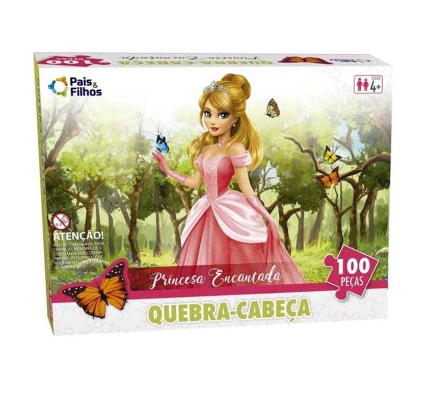 QUEBRA CABECA PRINCESA ENCANTADA 100P�S